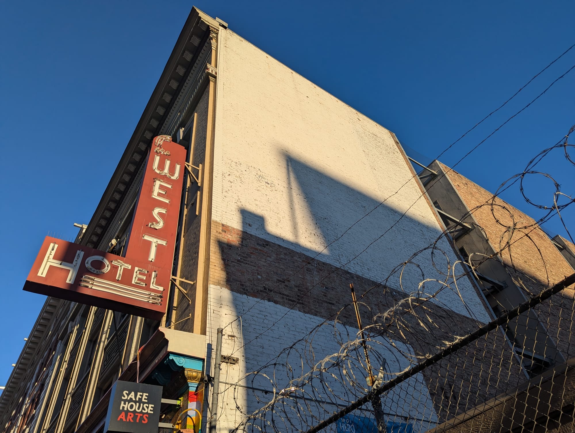 West Hotel, in the Tenderloin.